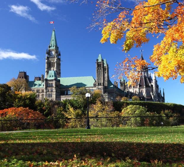 Parliament in Fall