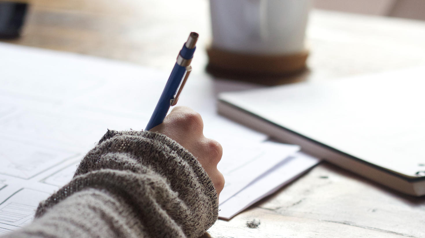 Writing hand
