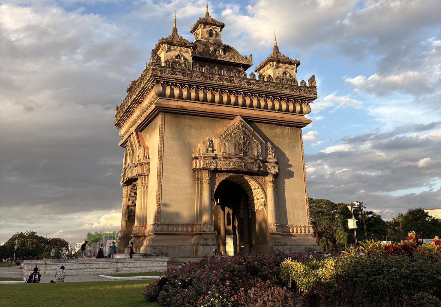Monument in Laos
