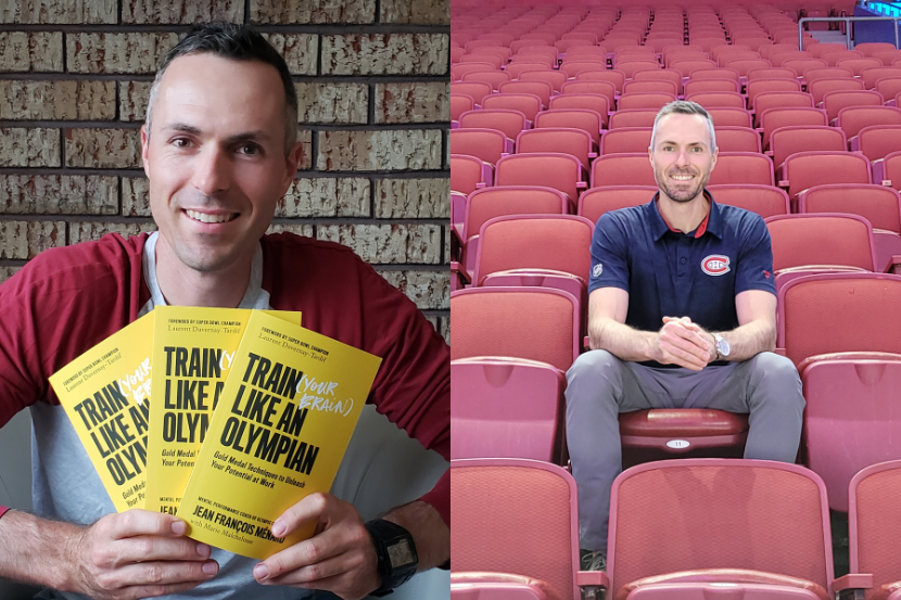 Jean François and his book, How to Train Your Brain like an Olympian