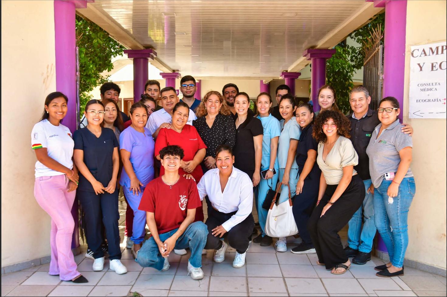 Event facilitators at a Bolivia internship