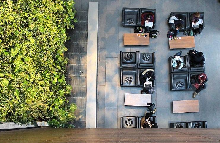 Lobby of the Faculty of social sciences building 