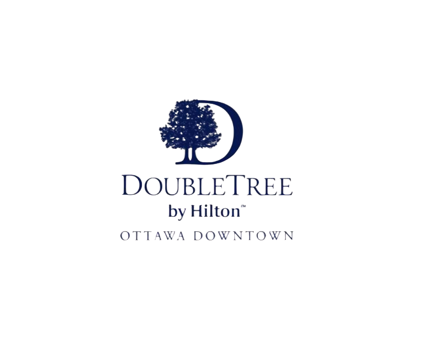 Doubletree by Hilton Ottawa Downtown logo.