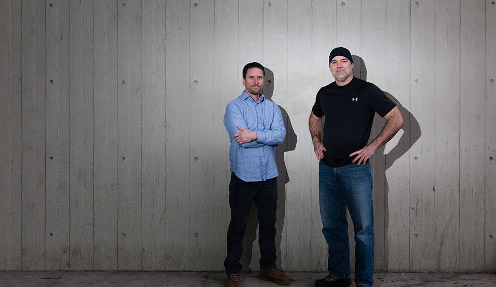 Michael Robidoux et François Haman