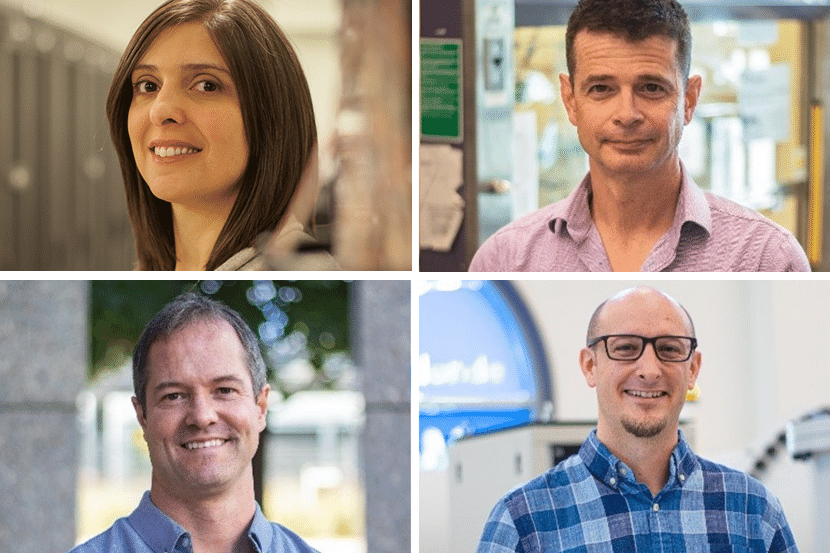 Lora Ramunno, Robert Ben, André Beauchemin et Brett Walker.