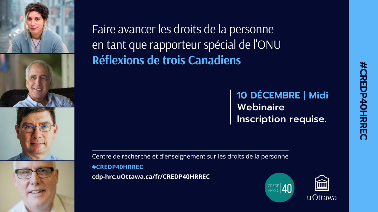 avancer les droits de la perosonnes