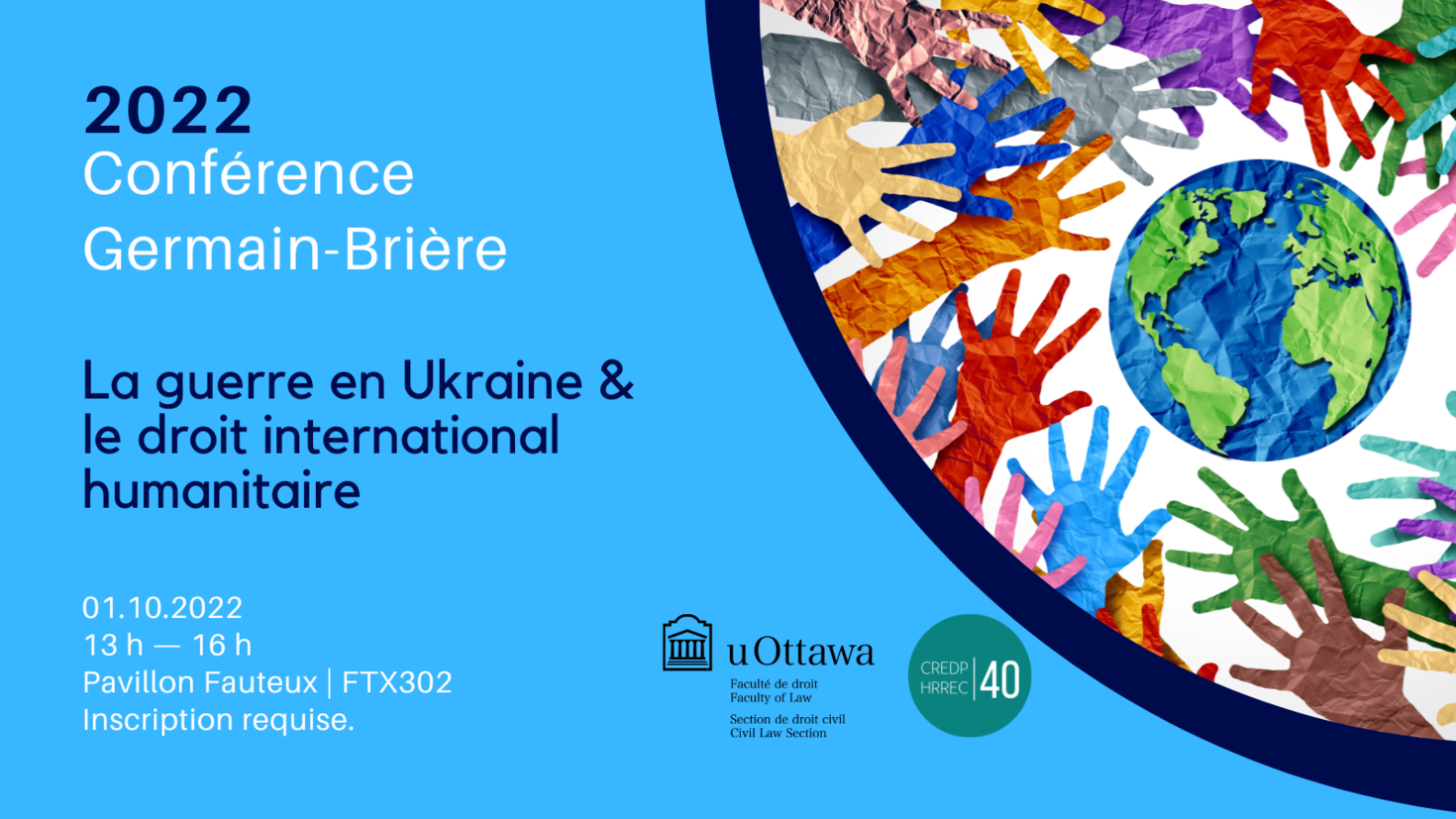 Conférence Germain-Brière sur la guerre en Ukraine et le DIH