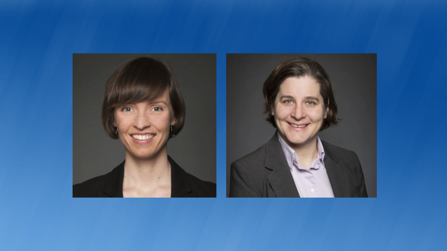 les professeures Jena McGill et Amy Salyzyn