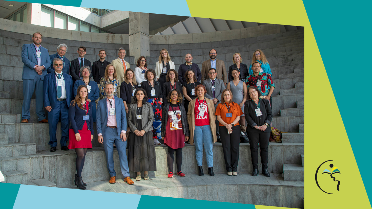 Photo de groupe lors de la Conférence pour la liberté académique