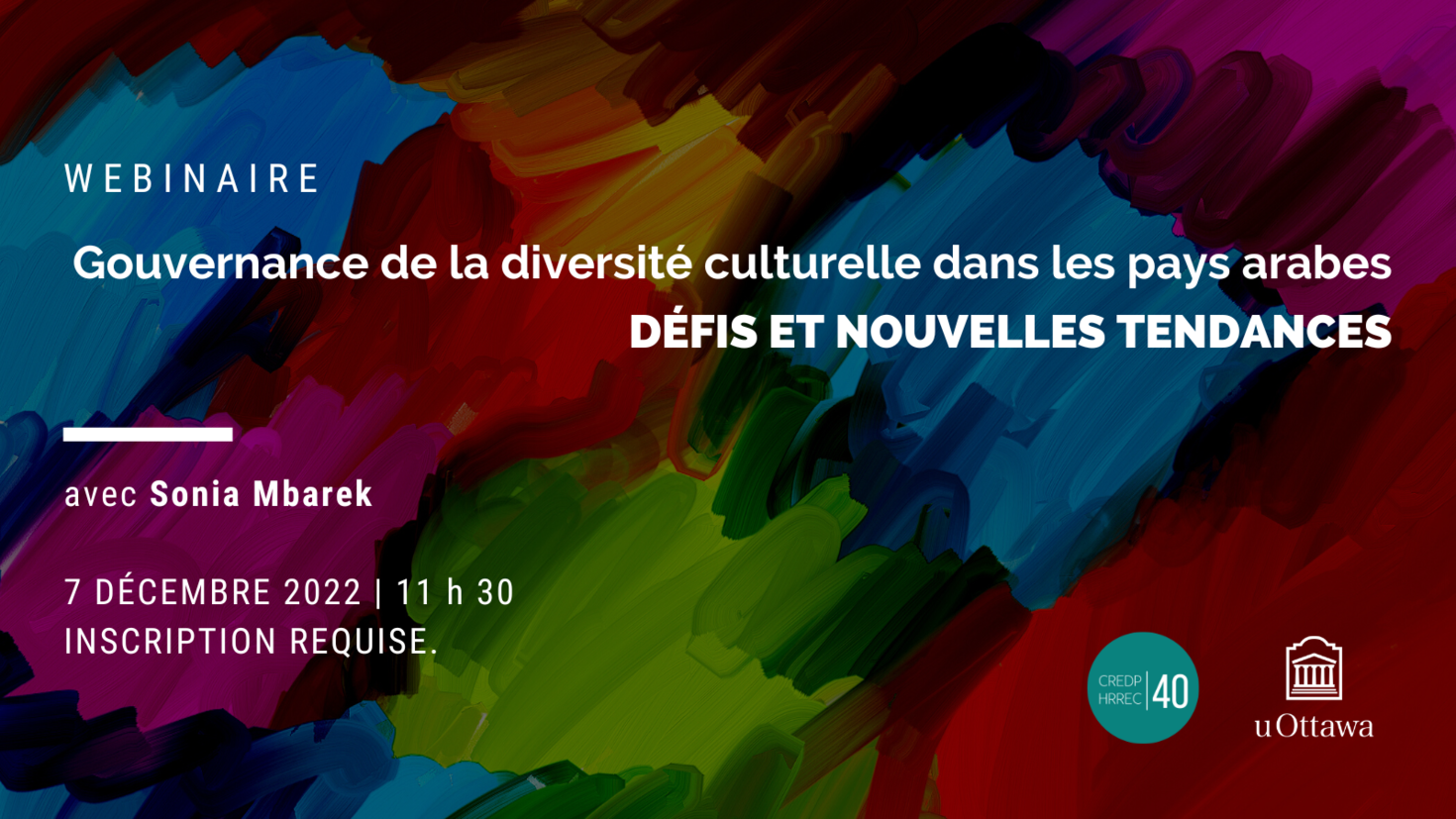 Webinaire - 7 décembre - Gouvernance de la diversité culturelle dans les pays arabes : Défis et nouvelles tendances