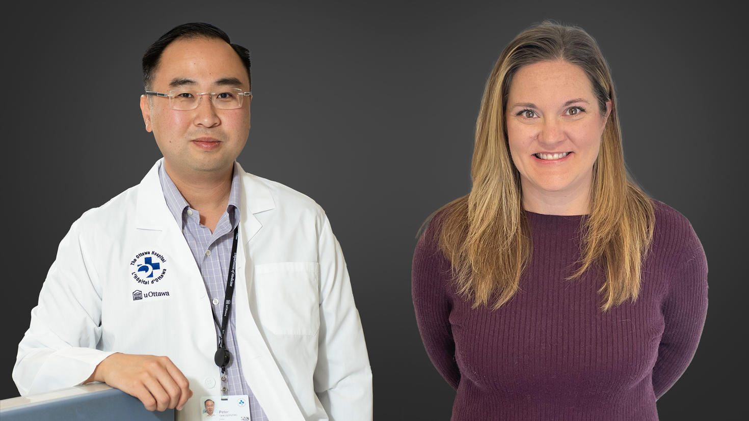 Peter Tanuseputro and Erin Maloney