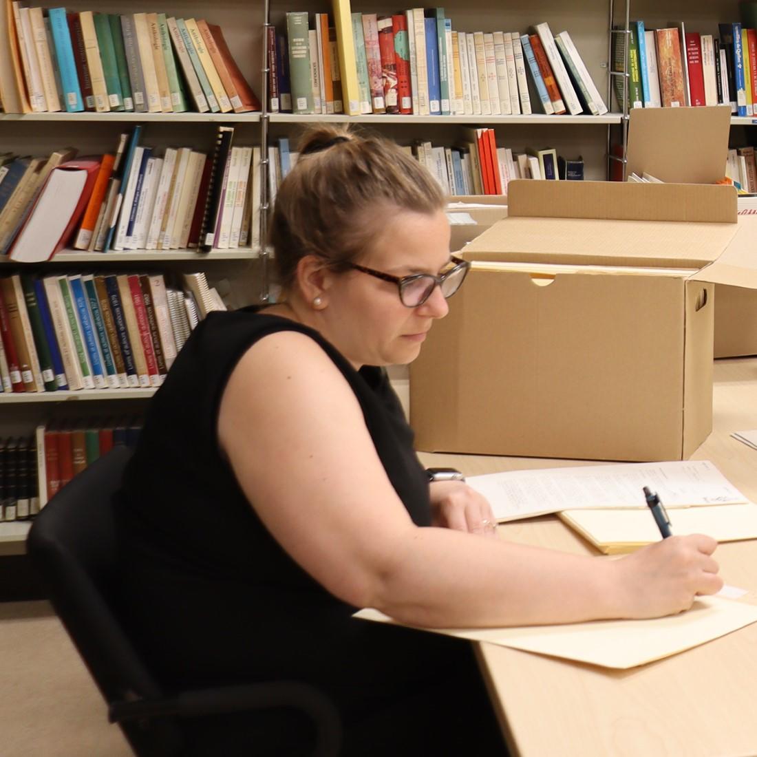 Travail dans les archives du CRCCF