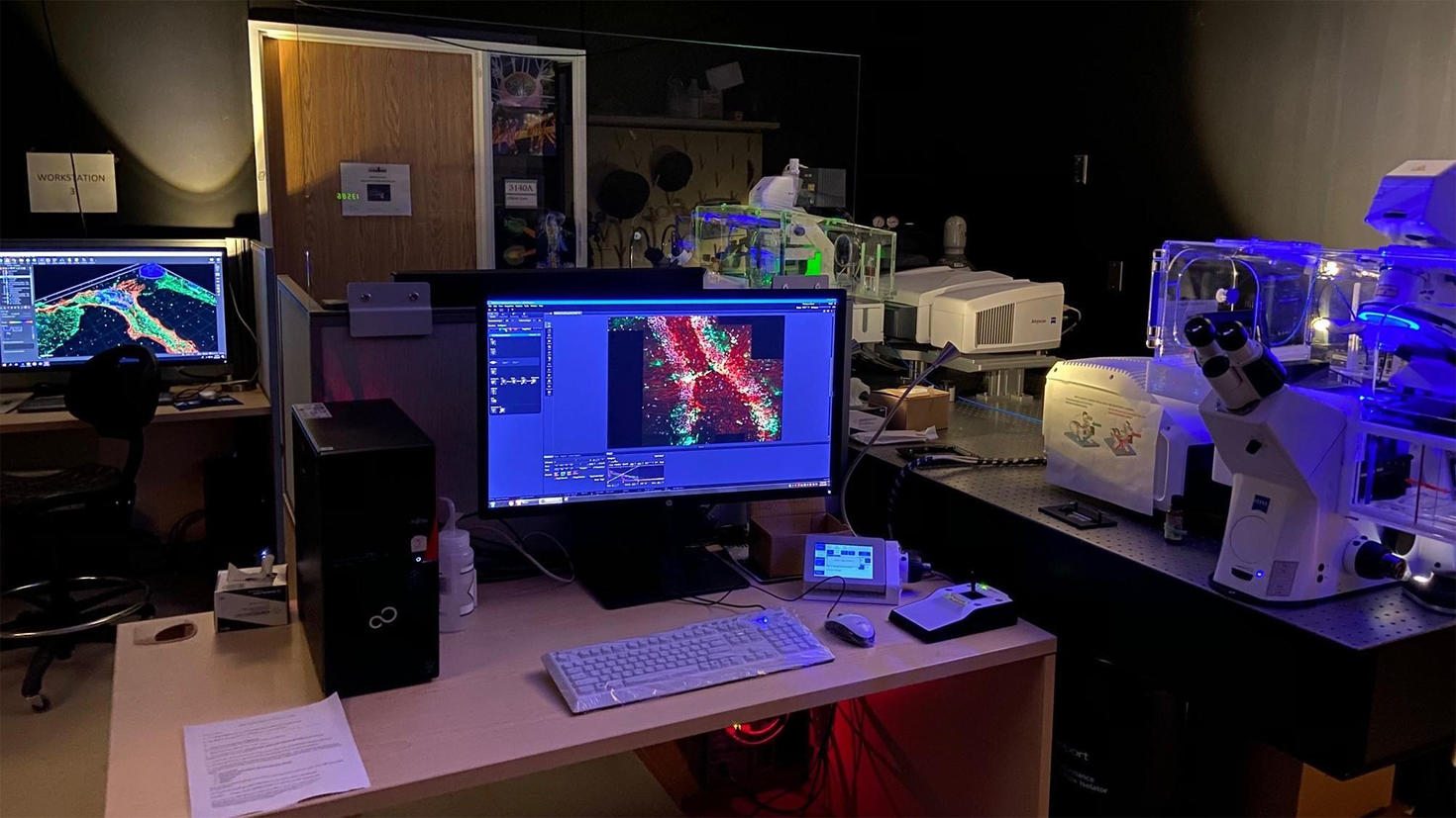 La plateforme technologique de biologie cellulaire et d’acquisition d’images