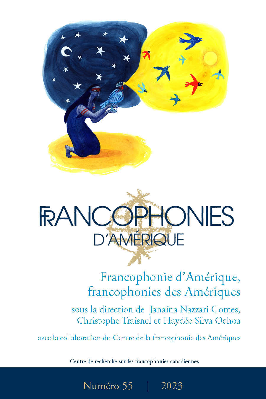 Page couverture du numéro 55 de Francophonies d'Amérique
