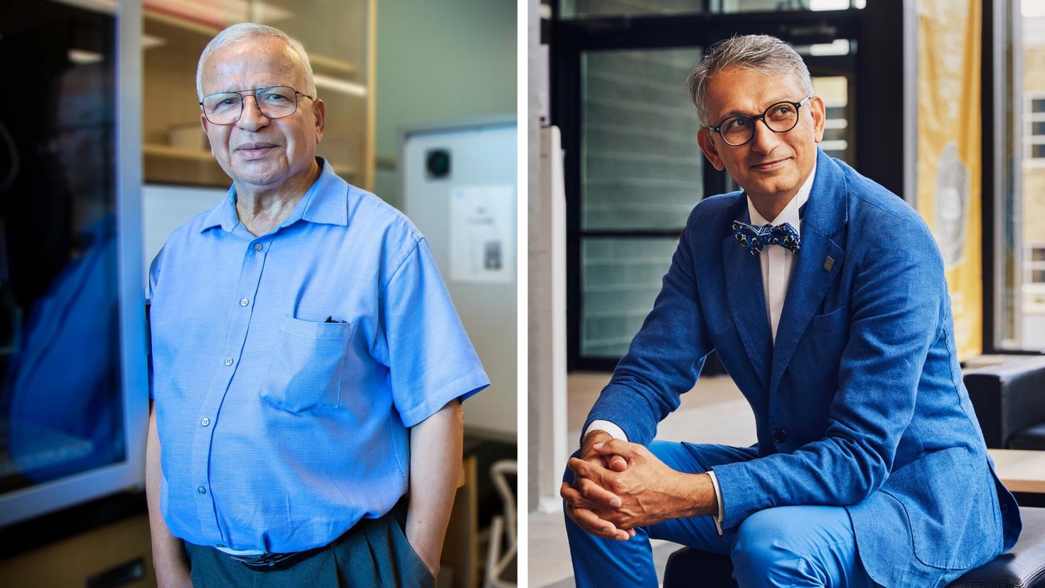 Les professeurs Abdelhamid Sayari et Ebrahim Karimi