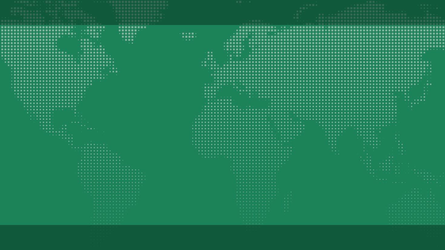 Carte du monde sur fond vert