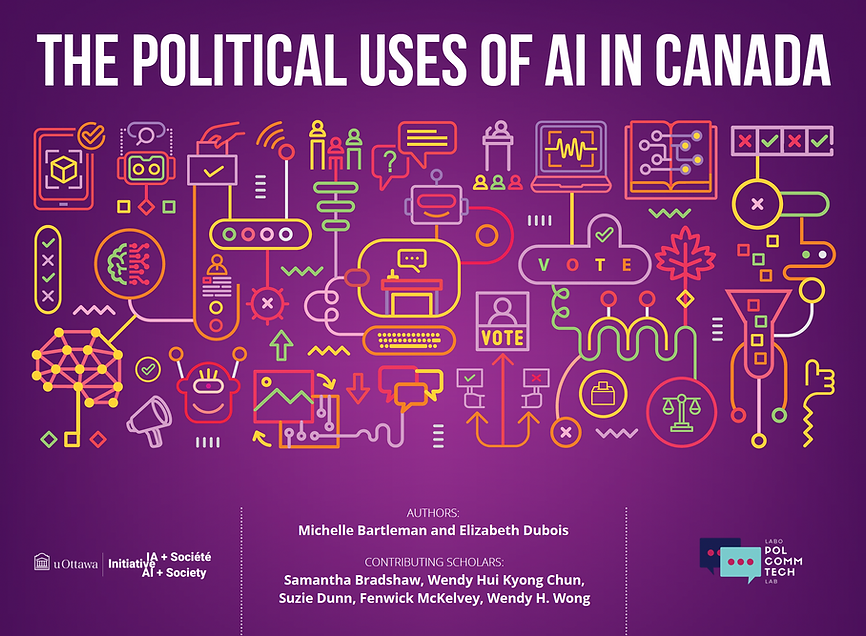 Affiche promotionnelle de The Political Uses of AI in Canada
