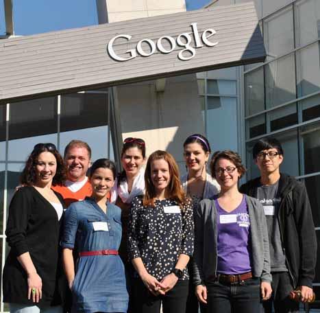 Le professeur Kerr et six étudiants en droit et technologie