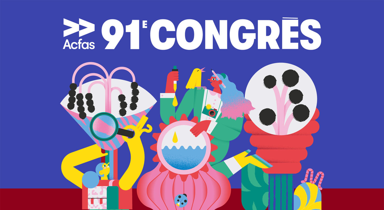 Dessins abstraits représentant les sciences.