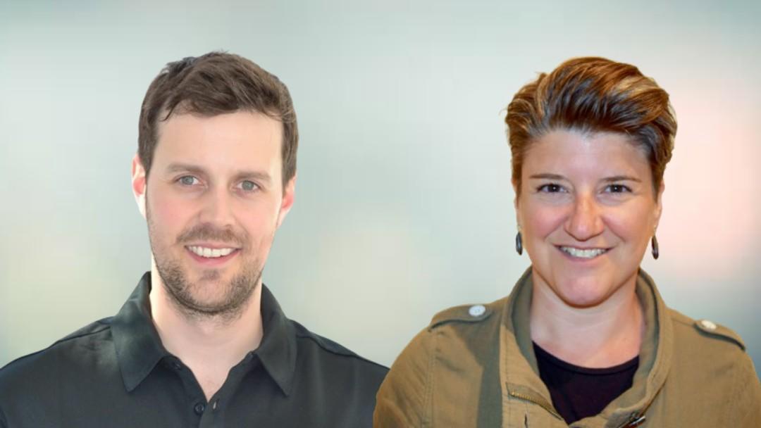 Le professeur Ryan B. Graham et la professeure Julie Nantel