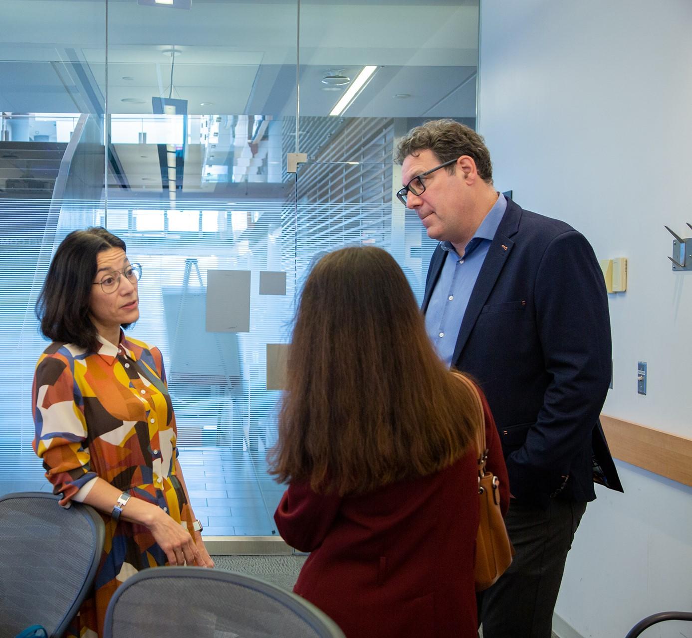 Cintia Quiroga in a conference