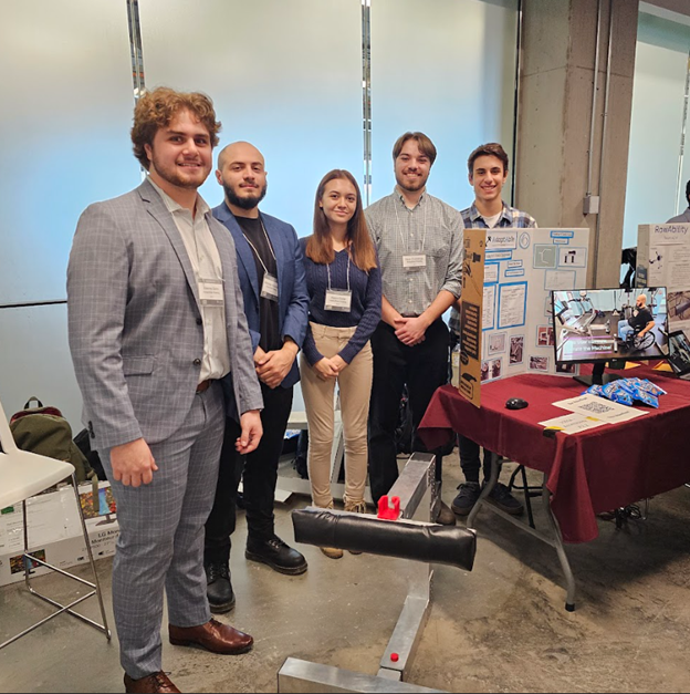 De gauche à droite : Etienne Borm, Abdullah Ramadan, Alyssa Carter, Noah Cummings et Rémi Thomas Richard 