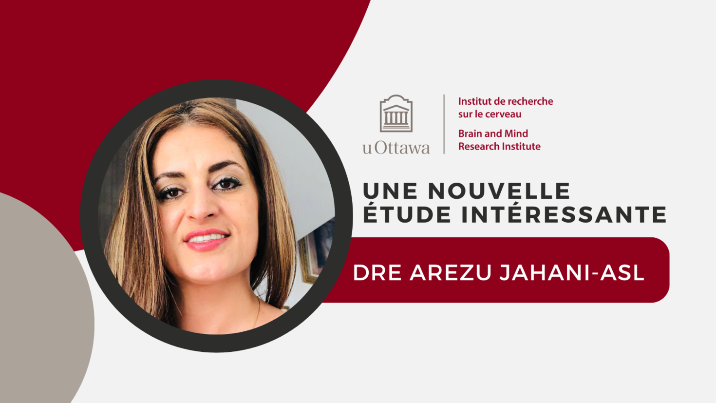 Dre Arezu Jahani-Asl, Une Nouvelle Etude Interessante.