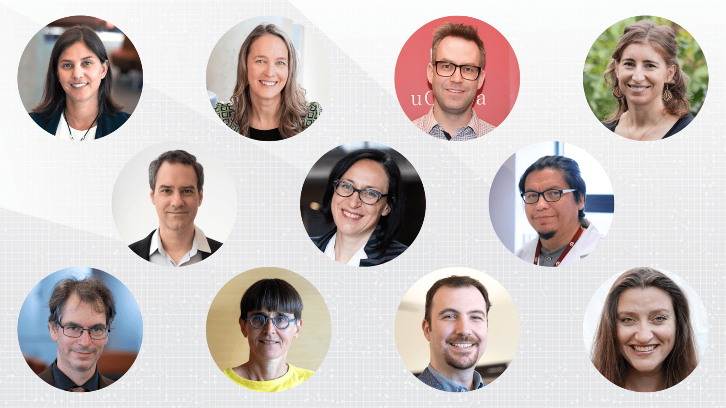 Manisha Kulkarni, Jess Whitley, Denis Lacelle, Heather Kharouba, Jean-Michel Ménard, Delphine Nakache, Emilio Alarcón, André Lecours, Sylvie Grosjean, Burak Kantarci et Angel Foster.