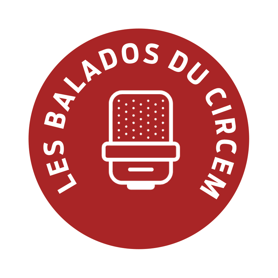 Logo rouge des balados du CIRCEM.