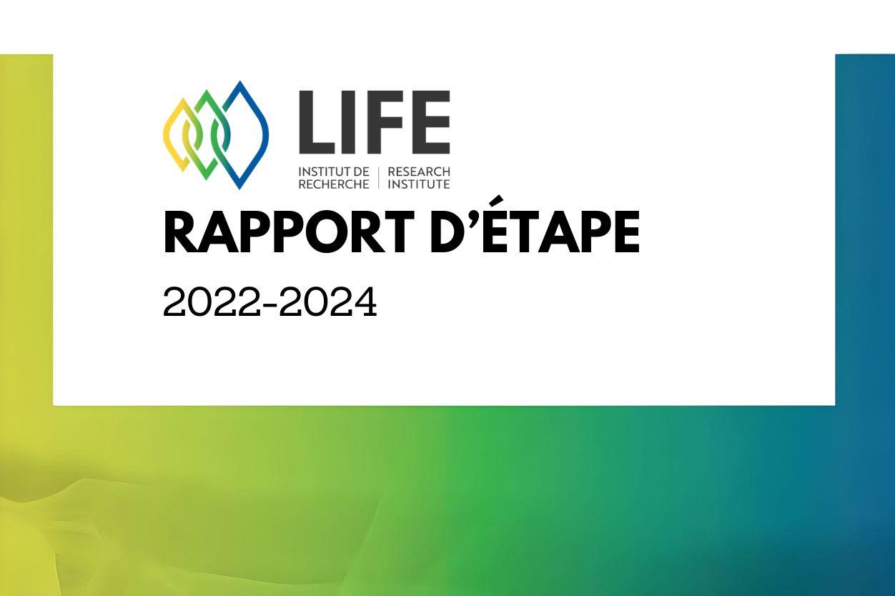 Couverture du rapport d'étape annuel 2022-2024 de l'IRL