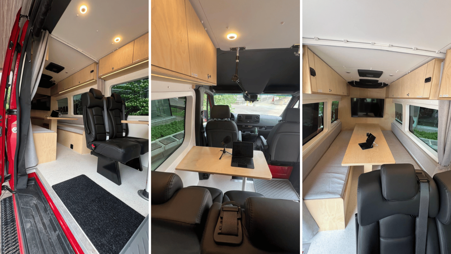 Intérieur du van