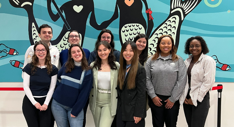 Group of second- and third-year law students in Professor Marina Pavlović’s “Advanced Communication Law” class.