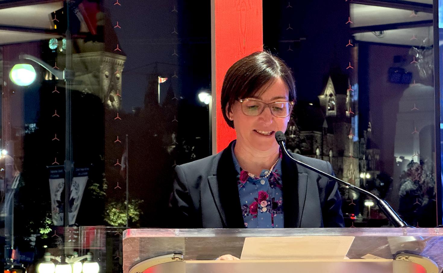 La professeure Marie-Eve Sylvestre, présidente et vice- rectrice de l'Université d'Ottawa