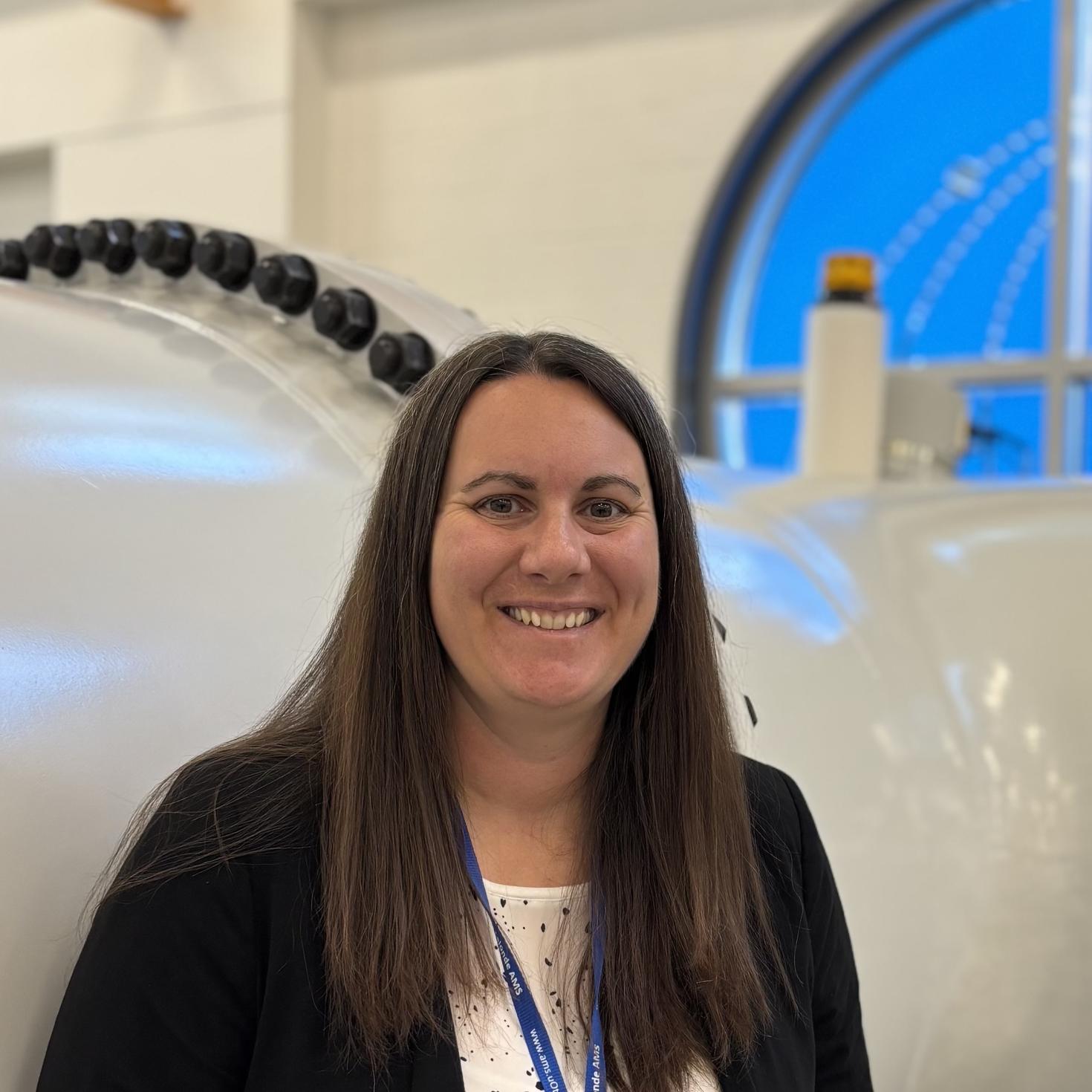 Joanna Northover in the AMS Hall