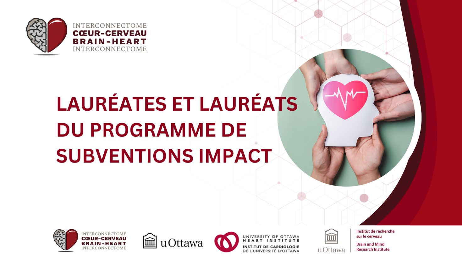 Lauréates et lauréats du Programme de subventions Impact