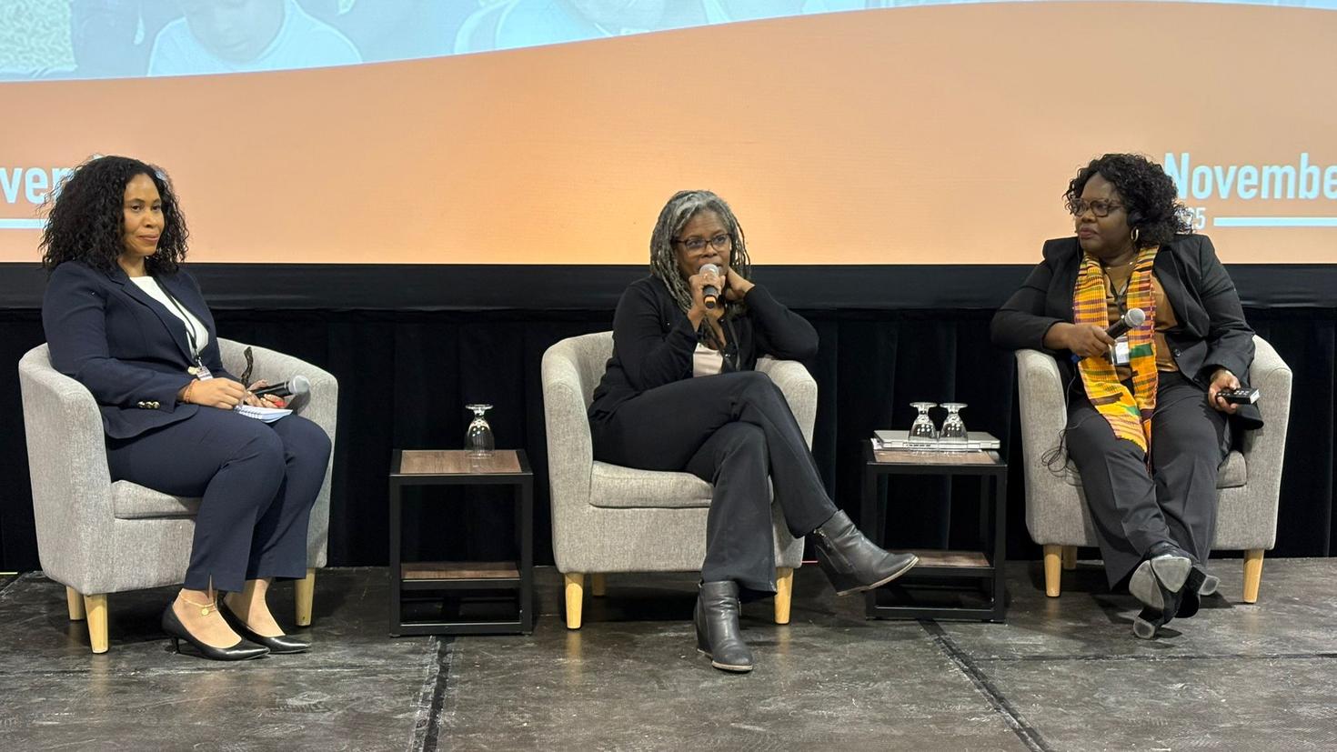 Membres de la Déclaration d’Ottawa sur la santé des personnes Noires au Canada dans un panel