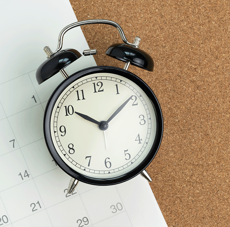 Une horloge