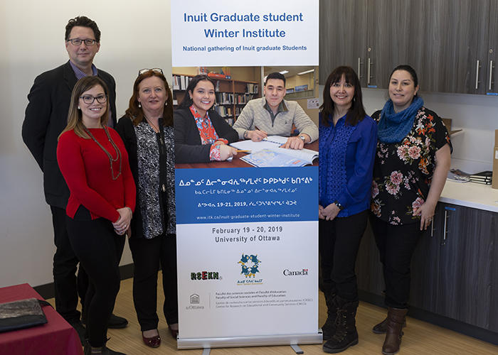 Members of the organizing committee of the Inuit Graduate Student Winter Institute