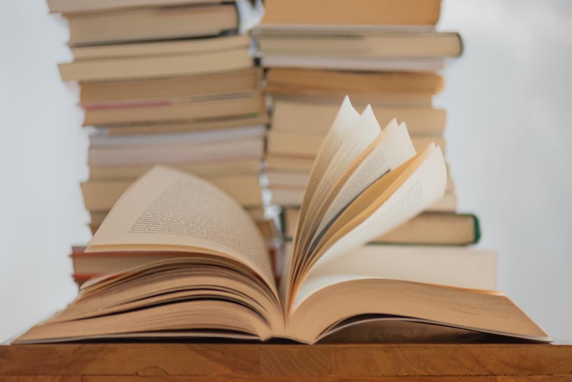 stack of books