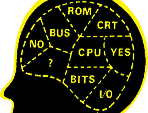 Diagram of sections of the brain