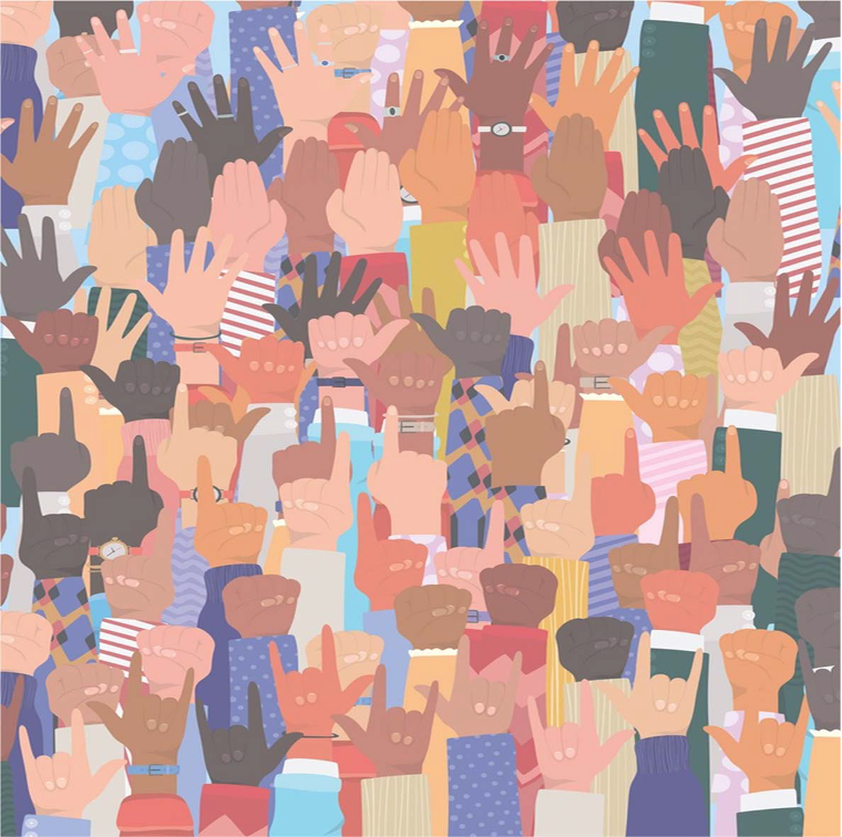 Multiple hands