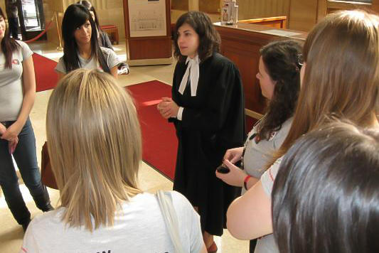 Professor Levesque and the clinic team