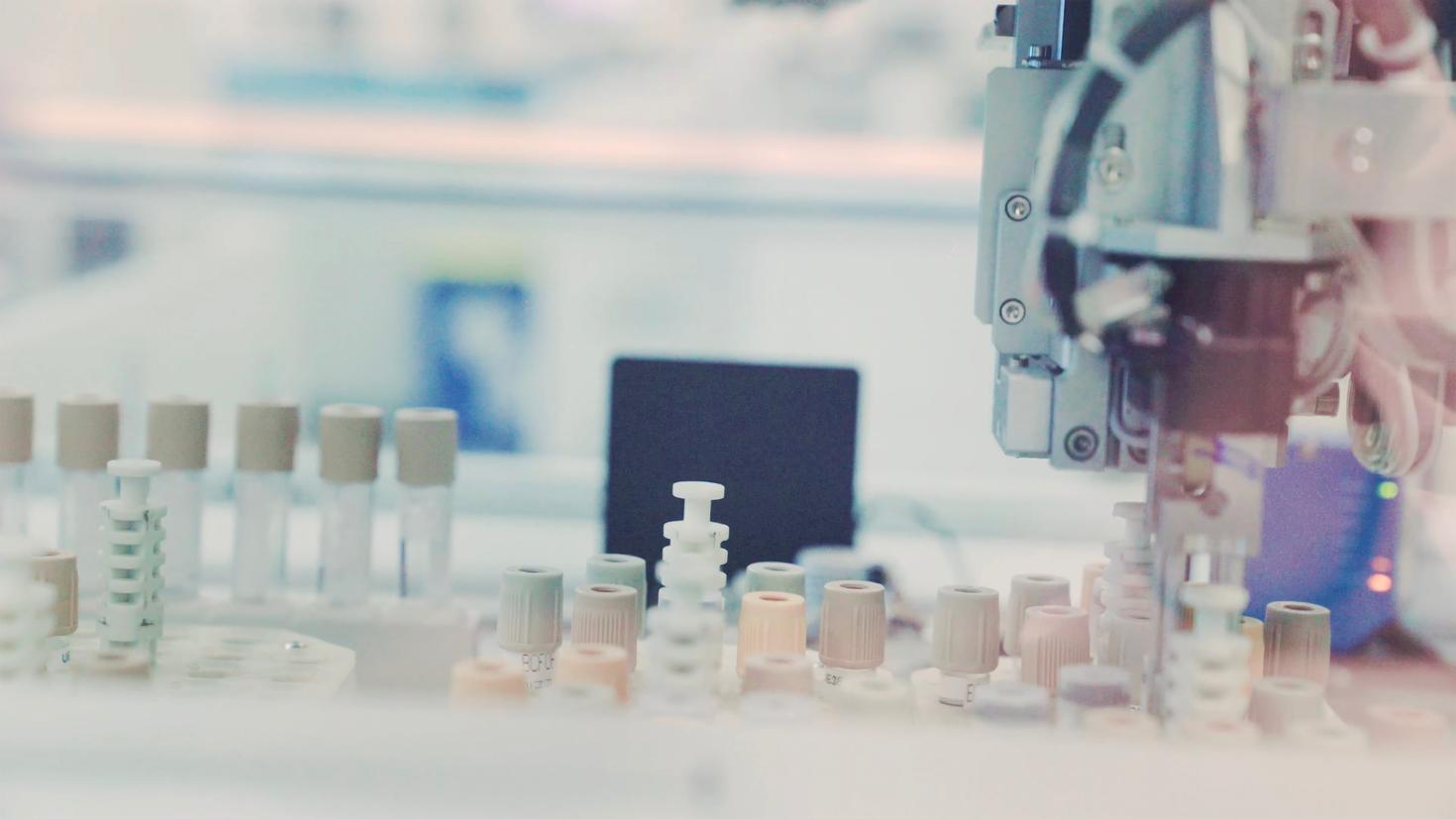 Samples in a laboratory
