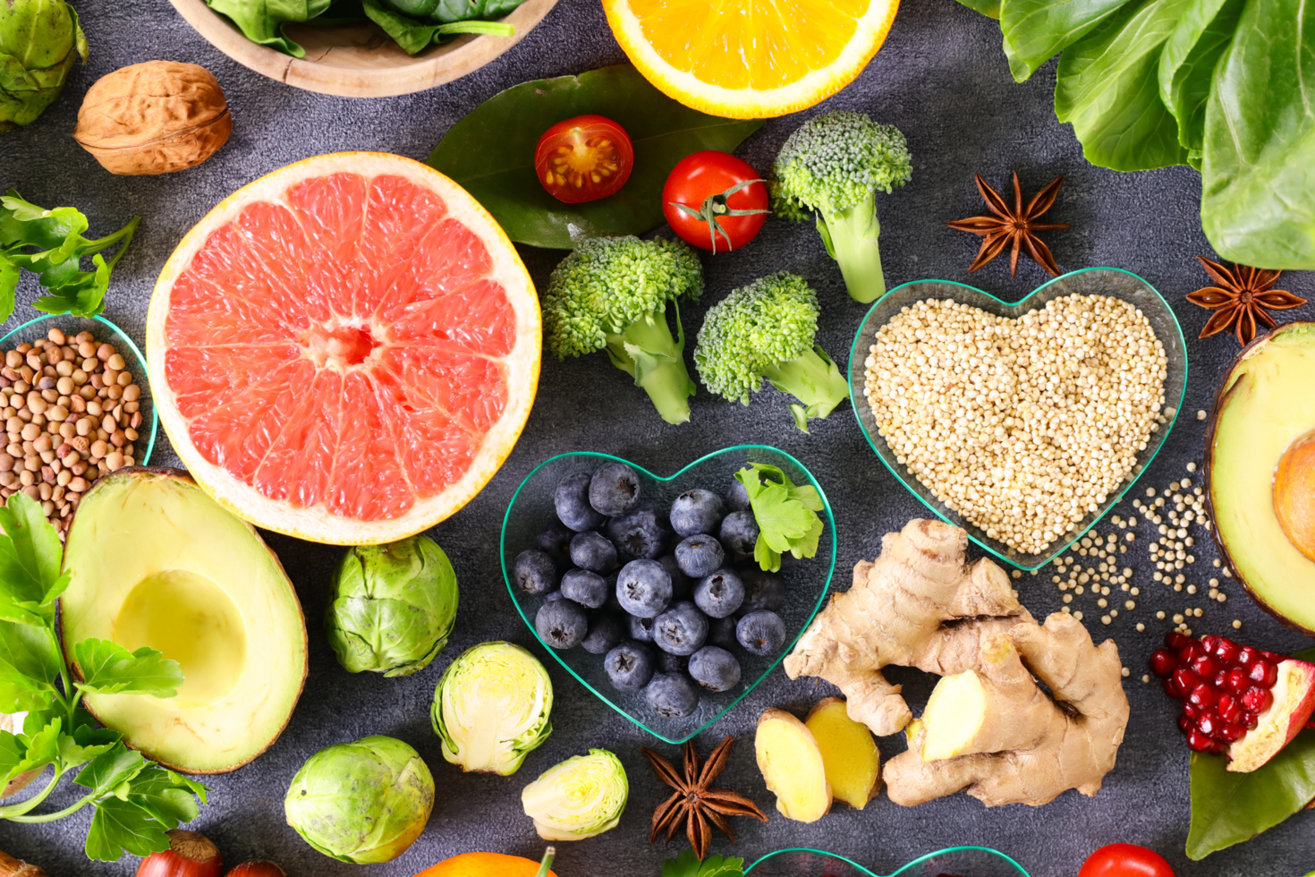 fruits and vegetables