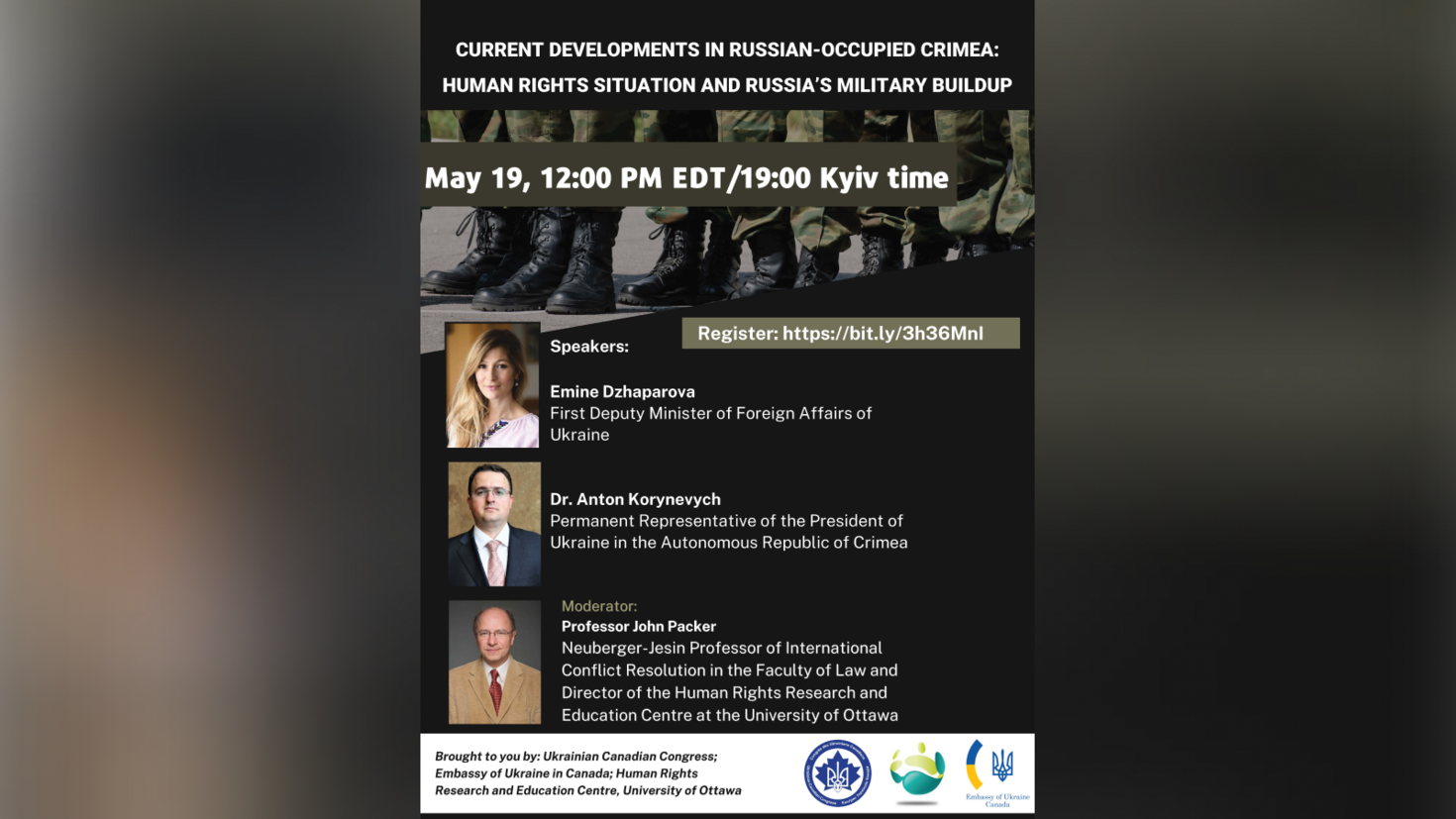 MAY 19, 2021 - Current Developments in Russian-Occupied Crimea