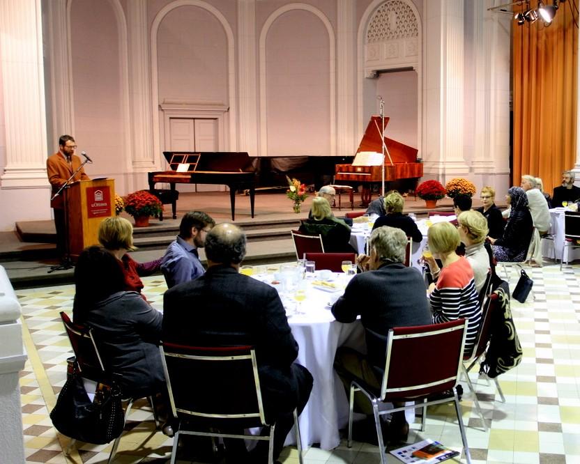 Group of people at a presentation