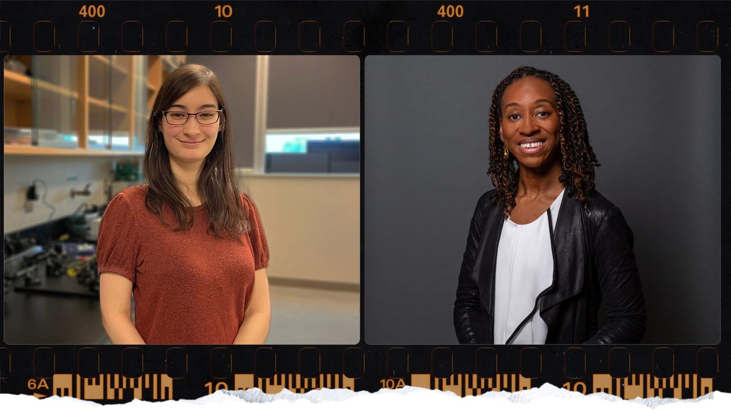 Portraits of Alicia Sit and Ewurabena Simpson