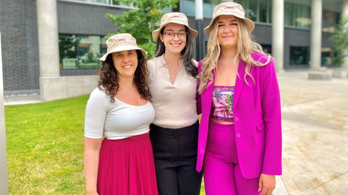 Leah McMunn, Melodie Mallais and Myriam McKenna