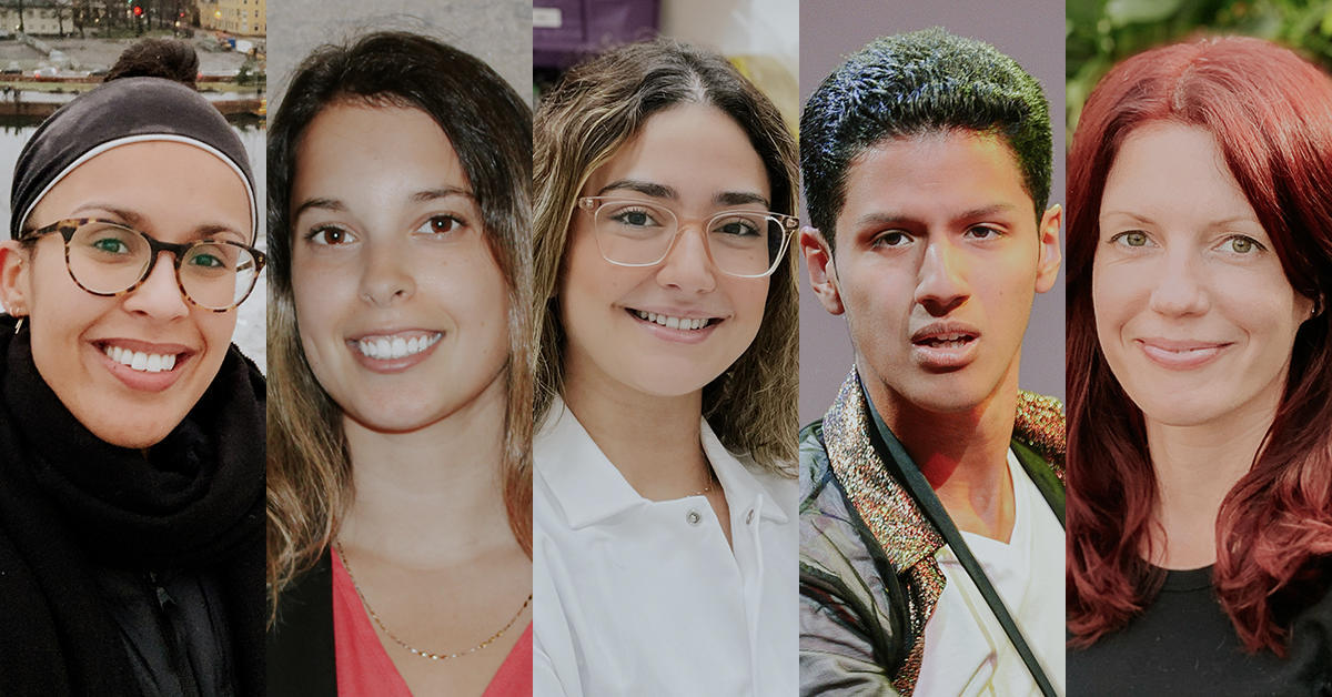 Zahra Clayborne, Alise Gertsenchtein, Stephanie Hajjar, Carlos Rivas and Kristen Thomasen