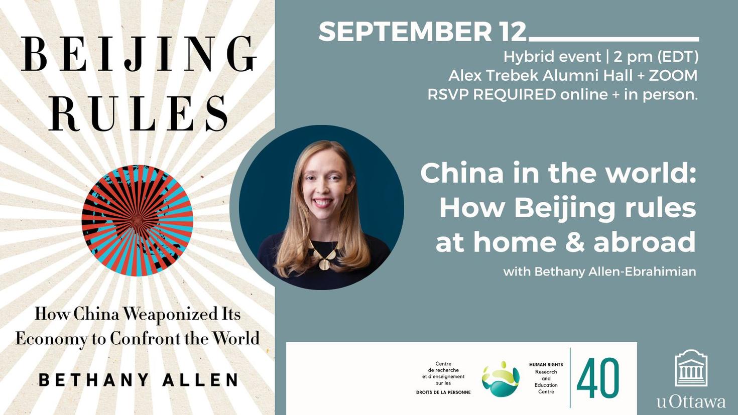 Event - China in the world with Bethany Allen